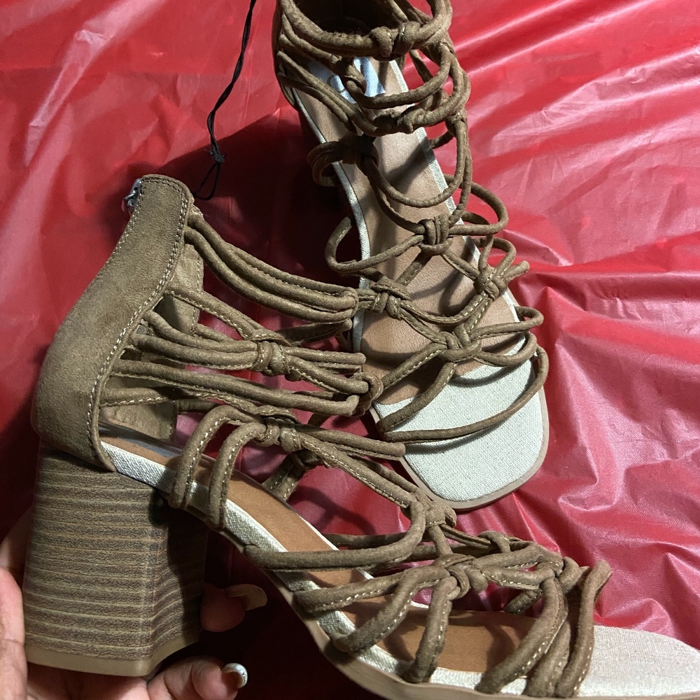 Taupe Suede Shoes